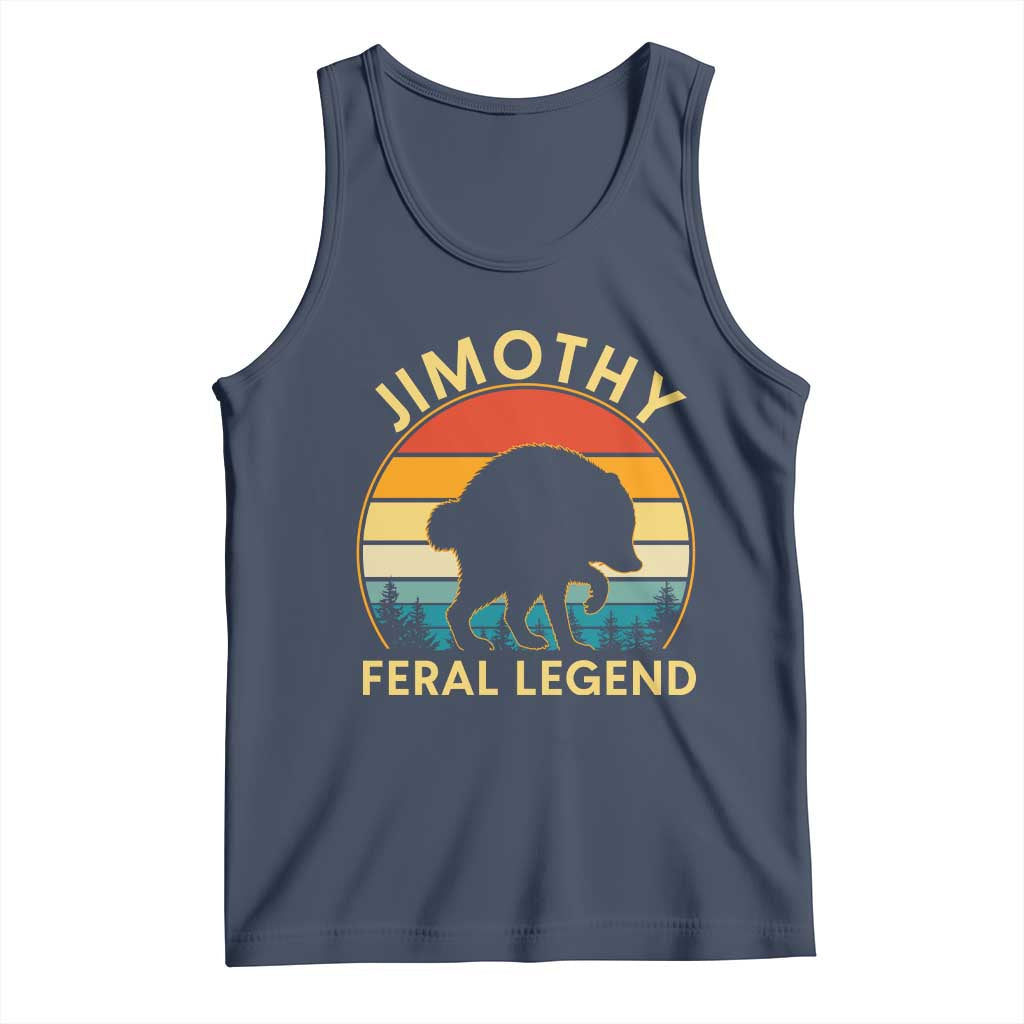 Jimothy Raccoon Seattle Tank Top Funny Seattle Feral Legend Animal Meme