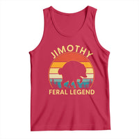 Jimothy Raccoon Seattle Tank Top Funny Seattle Feral Legend Animal Meme