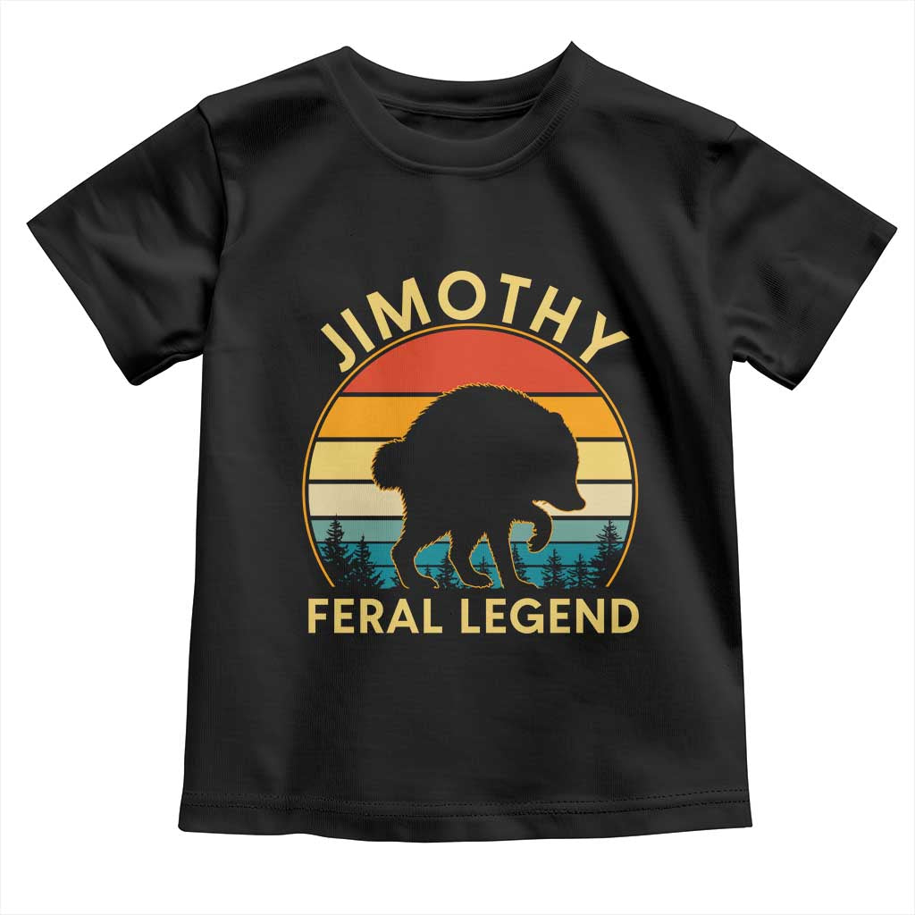 Jimothy Raccoon Seattle Toddler T Shirt Funny Seattle Feral Legend Animal Meme