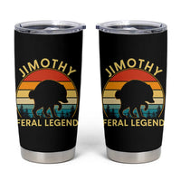 Jimothy Raccoon Seattle Tumbler Cup Funny Seattle Feral Legend Animal Meme
