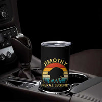 Jimothy Raccoon Seattle Tumbler Cup Funny Seattle Feral Legend Animal Meme