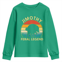 Jimothy Raccoon Seattle Youth Sweatshirt Funny Seattle Feral Legend Animal Meme