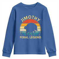 Jimothy Raccoon Seattle Youth Sweatshirt Funny Seattle Feral Legend Animal Meme
