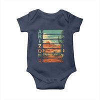 Arizona Desert Cactus Saguaro National Park Retro Baby Onesie