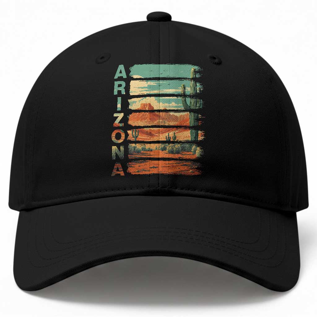 Arizona Desert Cactus Saguaro National Park Retro Baseball Cap