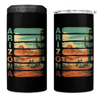 Arizona Desert Cactus Saguaro National Park Retro 4 in 1 Can Cooler Tumbler