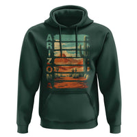 Arizona Desert Cactus Saguaro National Park Retro Hoodie