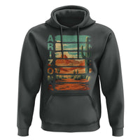 Arizona Desert Cactus Saguaro National Park Retro Hoodie