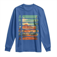 Arizona Desert Cactus Saguaro National Park Retro Long Sleeve Shirt