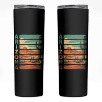 Arizona Desert Cactus Saguaro National Park Retro Skinny Tumbler
