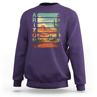 Arizona Desert Cactus Saguaro National Park Retro Sweatshirt