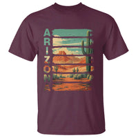 Arizona Desert Cactus Saguaro National Park Retro T Shirt
