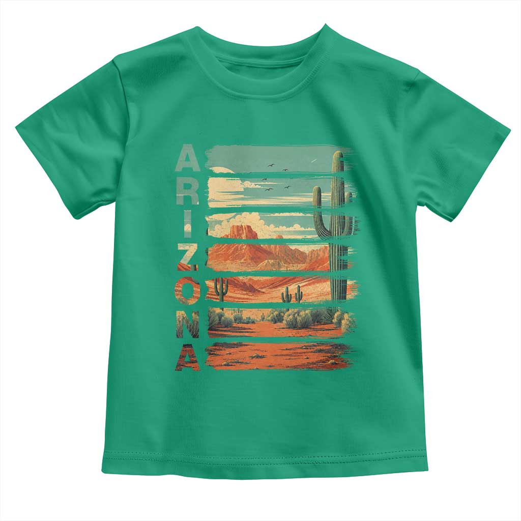 Arizona Desert Cactus Saguaro National Park Retro Toddler T Shirt