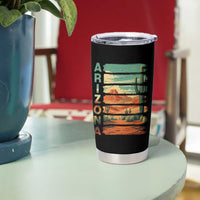 Arizona Desert Cactus Saguaro National Park Retro Tumbler Cup