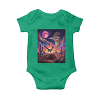 Arizona Roadrunner Vintage Desert Moon Retro Cactus Baby Onesie 90s Southwest Wildlife Bird Animal Lover