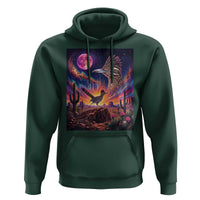 Arizona Roadrunner Vintage Desert Moon Retro Cactus Hoodie 90s Southwest Wildlife Bird Animal Lover