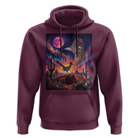 Arizona Roadrunner Vintage Desert Moon Retro Cactus Hoodie 90s Southwest Wildlife Bird Animal Lover