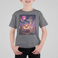 Arizona Roadrunner Vintage Desert Moon Retro Cactus T Shirt For Kid 90s Southwest Wildlife Bird Animal Lover
