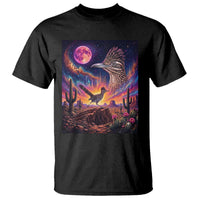 Arizona Roadrunner Vintage Desert Moon Retro Cactus T Shirt 90s Southwest Wildlife Bird Animal Lover