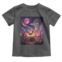 Arizona Roadrunner Vintage Desert Moon Retro Cactus Toddler T Shirt 90s Southwest Wildlife Bird Animal Lover