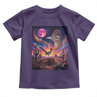 Arizona Roadrunner Vintage Desert Moon Retro Cactus Toddler T Shirt 90s Southwest Wildlife Bird Animal Lover