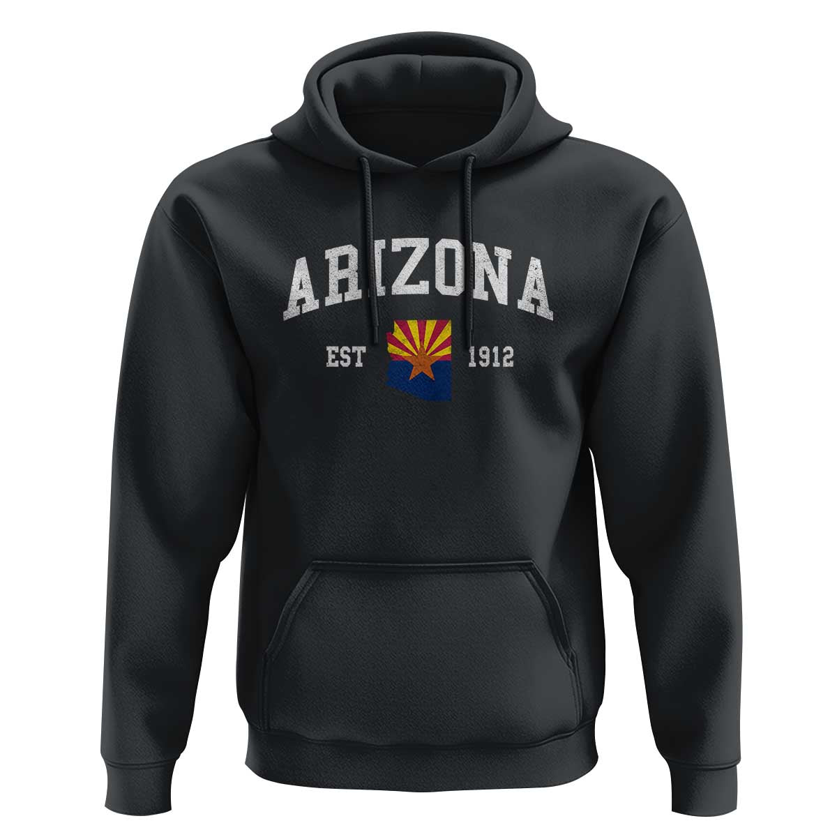 Arizona State Flag Grand Canyon State Established 1912 Hoodie