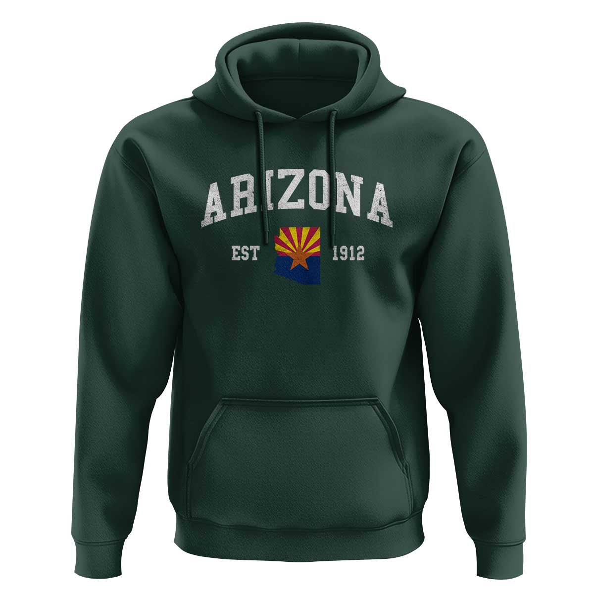 Arizona State Flag Grand Canyon State Established 1912 Hoodie