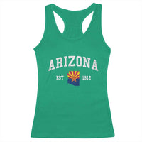 Arizona State Flag Grand Canyon State Established 1912 Racerback Tank Top