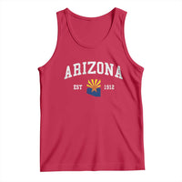 Arizona State Flag Grand Canyon State Established 1912 Tank Top