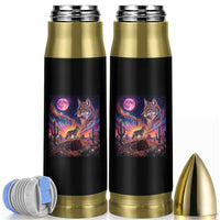 Arizona Coyote Vintage Desert Moon Retro Cactus Bullet Tumbler Southwest Wildlife Western Adventure Graphic