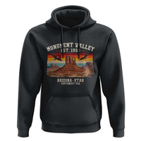 Retro Monument Valley Arizona Utah Sunset Established 1958 Hoodie Southwest Desert Eagle Road Trip Nature Souvenir
