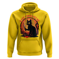 Funny Black Cat Halloween Funny Black Cat Murderous Cat With Knife Hoodie Rage Is Consuming Me - Wonder Print Shop