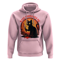 Funny Black Cat Halloween Funny Black Cat Murderous Cat With Knife Hoodie Rage Is Consuming Me - Wonder Print Shop