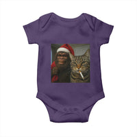 Funny Cat Selfie Bigfoot Christmas Sasquatch Baby Onesie - Wonder Print Shop