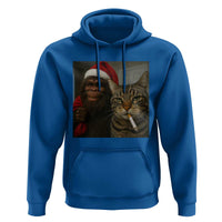 Funny Cat Selfie Bigfoot Christmas Sasquatch Hoodie - Wonder Print Shop