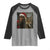 Funny Cat Selfie Bigfoot Christmas Sasquatch Raglan Shirt - Wonder Print Shop