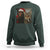 Funny Cat Selfie Bigfoot Christmas Sasquatch Sweatshirt - Wonder Print Shop