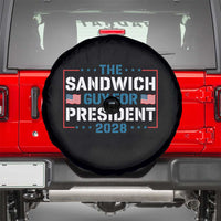 The Sandwich Guy for President 2028 Spare Tire Cover Free DC Funny Political Satire - Wonder Print Shop