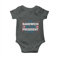 The Sandwich Guy for President 2028 Baby Onesie Free DC Funny Political Satire - Wonder Print Shop
