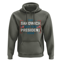 The Sandwich Guy for President 2028 Hoodie Free DC Funny Political Satire - Wonder Print Shop