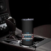 The Sandwich Guy for President 2028 Skinny Tumbler Free DC Funny Political Satire