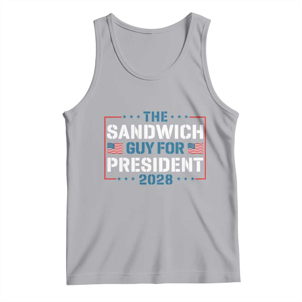 The Sandwich Guy for President 2028 Tank Top Free DC Funny Political Satire - Wonder Print Shop