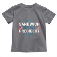 The Sandwich Guy for President 2028 Toddler T Shirt Free DC Funny Political Satire - Wonder Print Shop