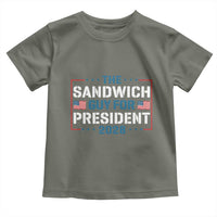 The Sandwich Guy for President 2028 Toddler T Shirt Free DC Funny Political Satire - Wonder Print Shop