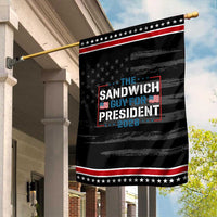 The Sandwich Guy for President 2028 Garden Flag Free DC Funny Political Satire