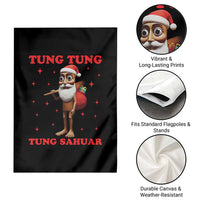 Funny Italian Brainrot Christmas Garden Flag Tung Tung Tung Sahur Meme - Wonder Print Shop