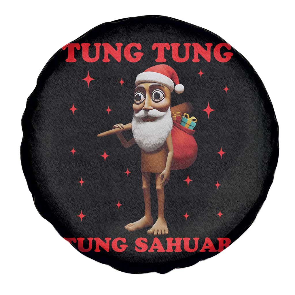 Funny Italian Brainrot Christmas Spare Tire Cover Tung Tung Tung Sahur Meme - Wonder Print Shop