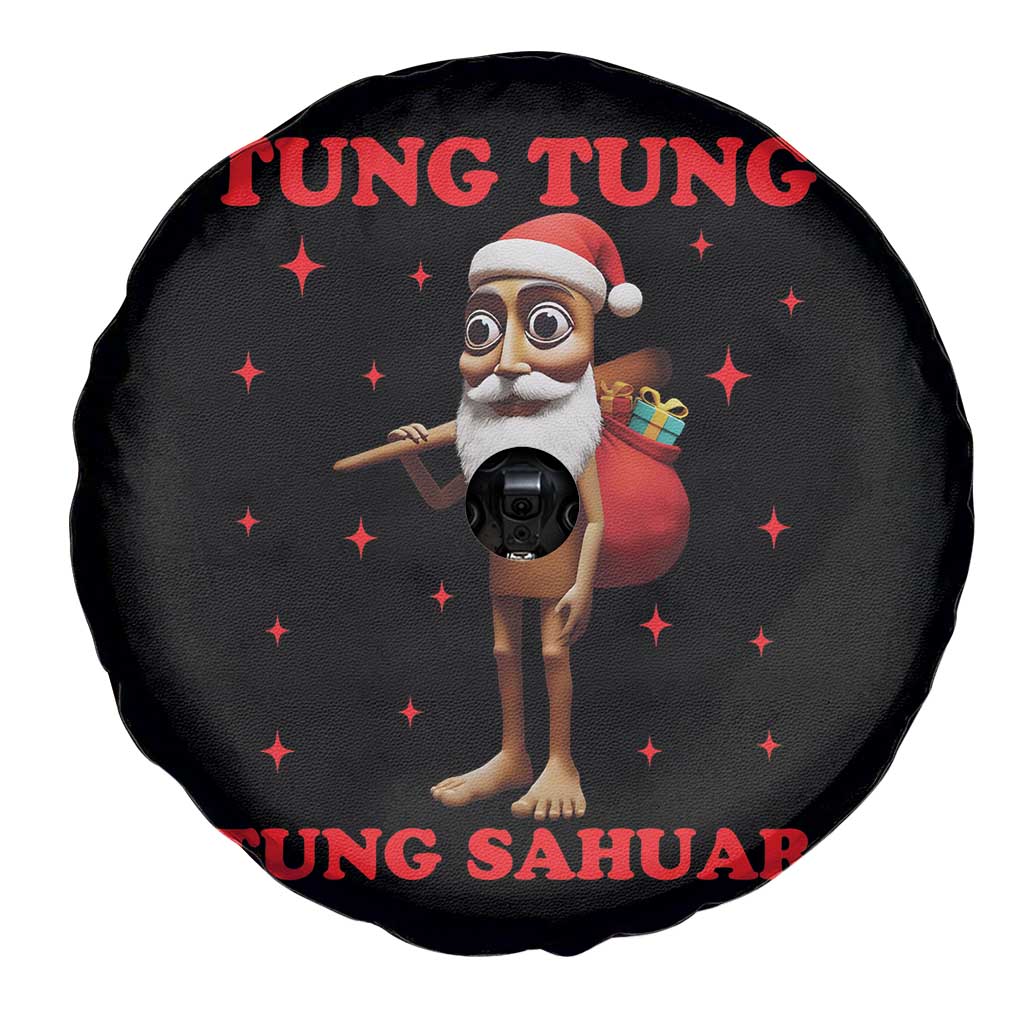 Funny Italian Brainrot Christmas Spare Tire Cover Tung Tung Tung Sahur Meme - Wonder Print Shop