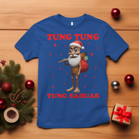 Funny Italian Brainrot Christmas T Shirt Tung Tung Tung Sahur Meme - Wonder Print Shop