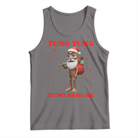Funny Italian Brainrot Christmas Tank Top Tung Tung Tung Sahur Meme - Wonder Print Shop